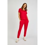 Women's red lightweight jumpsuit SAM 73 Lepus