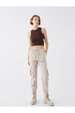 LC Waikiki Women's Standard Fit Elastic Waist Cargo Pants