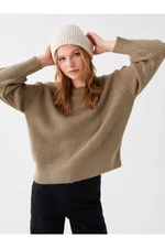 LC Waikiki Crew Neck Plain Long Sleeve Women's Knitwear Sweater