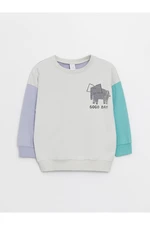 LC Waikiki Crew Neck Printed Baby Boy Sweatshirt