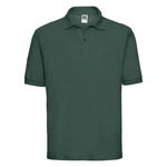 Men's Green Polycotton Polo Shirt Russell