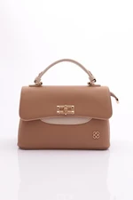 DGN 10011 Women's Lockable Bag Earthy Beige