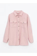 LC Waikiki Basic Long Sleeve Girl's Shirt Jacket