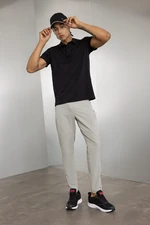 DeFactoFit Slim Fit Slim Cut Double Pocket Zippered Leg Woven Trousers