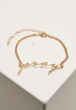 Pray bracelet - gold colors