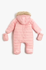 Koton Baby Girl Pink Coat