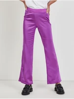 Purple Women's Satin Pants ONLY Paige - Women's