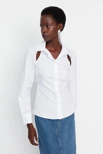 Trendyol White Detailed Shirt