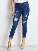 Jeans trousers-JMP-SP-F2436.55P-dark blue