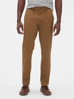 GAP Kalhoty essential khakis in straight fit with Flex - Pánské