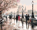 Zuty Malen nach Zahlen Kirschblüten in Prag (Richard Macneil)