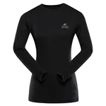 Women's quick-drying ALPINE PRO LOUSA black T-shirt