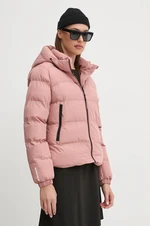 Bunda Superdry dámská, růžová barva, zimní, W5011721A-MIP