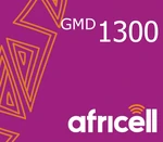 Africell 1300 GMD Mobile Top-up GM