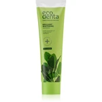 Ecodenta Green Brilliant Whitening bělicí zubní pasta s fluoridem pro svěží dech Mint Oil + Sage Extract 100 ml