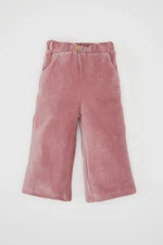 DEFACTO Baby Girl Regular Fit Elastic Waist Corduroy Trousers