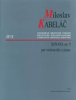 Sonáta pro violoncello a klavír op. 9 - Miloslav Kabeláč