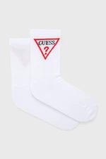 Ponožky Guess ELLEN dámske, biela farba, V2GZ00 ZZ00I