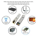 Gigabit Network SFP Transceiver Module Aluminum Home Replacement Adapter Upgrading Modification Ethernet Accessory