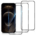 Anti-Fingerprint Full Cover Screen Protector With Tempered Glass For IPhone14 13 12 11 Pro Max