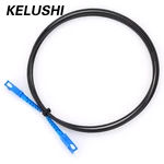 KELUSHI 2M FTTH Fiber Optic Drop Cable Patch Cord SC to SC Simplex Singlemode SC-SC 6.5Ft SM Fiber Optic Jumper Cable