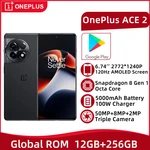 Global ROM Oneplus ACE 2 5G Smartphone 12GB 256GB Snapdragon 8 Gen 1 Mobile Phone 6.74'' 120Hz AMOLED Screen 50MP Triple Camera