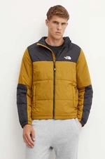 Bunda The North Face Gosei Puffer pánska, zelená farba, prechodná, NF0A87951OB1