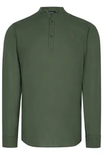 G783 DEWBERRY JUDGE COLLAR MEN'S SHIRT-KHAKI