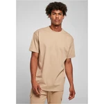 Heavy oversized union t-shirt beige color