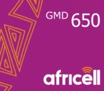 Africell 650 GMD Mobile Top-up GM