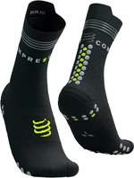 Compressport Pro Racing v4.0 Run High Black/Fluo Yellow T2 Skarpety do biegania