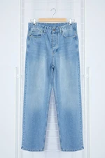 Trendyol Blue Baggy Fit Jeans Denim Trousers