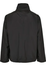 Nylon crepe jacket with double pocket black