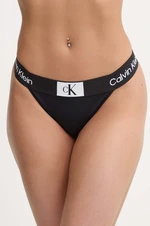 Plavkové nohavičky Calvin Klein čierna farba,KW0KW02351