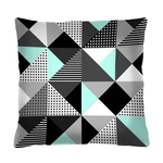 Bertoni Home Unisex's Square Pillow Melange Mint