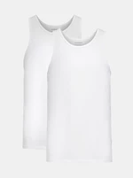 Set of two white basic tank tops Jack & Jones - Men