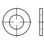 podložka plochá 15 mm 28 mm   Ušlechtilá ocel V4A  A4 50 ks TOOLCRAFT  TO-6853923