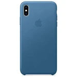 Apple iPhone XS Max Leather Case - Cape Cod Blue