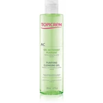 Topicrem AC Purifying Cleansing Gel hĺbkovo čistiaci gél pre mastnú citlivú pleť 200 ml