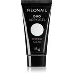 NEONAIL Duo Acrylgel Perfect Clear gél pre modeláž nechtov odtieň Perfect Clear 15 g