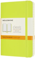 Moleskine Zápisník žlutozelený S, linkovaný, měkký