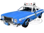 1975 Plymouth Fury Light Blue with White Top "New York City Police Department" (NYPD) "Hot Pursuit" Series 1/24 Diecast Model Car by Greenlight