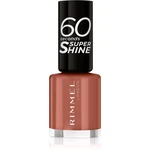 Rimmel 60 Seconds Super Shine lak na nechty odtieň 130 Caramel Candy 8 ml