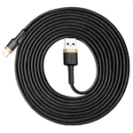 Baseus Cafule Cable USB/Lightning 2A 3m, arany/fekete