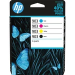 HP Ink cartridge 903 originál balenie po 4 ks čierna, zelenomodrá, purpurová, žltá 6ZC73AE