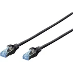 Digitus DK-1522-030/BL RJ45 sieťové káble, prepojovacie káble CAT 5e F/UTP 3.00 m čierna krútené páry 1 ks