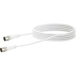 Antény, SAT kabel Schwaiger KDAK50 532, 10 dB, čtyřžilový stíněný, 5.00 m, bílá