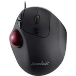 Laserová Trackball Perixx PERIMICE-517 D 11567, ergonomická, integrovaný trackball, černá