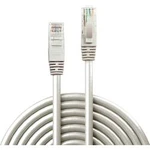 Síťový kabel RJ45 LINDY 48005, CAT 6, U/UTP, 5.00 m, šedá