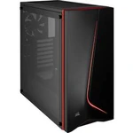 PC skříň midi tower Corsair Spec-06 Tempered Glass, černá, červená